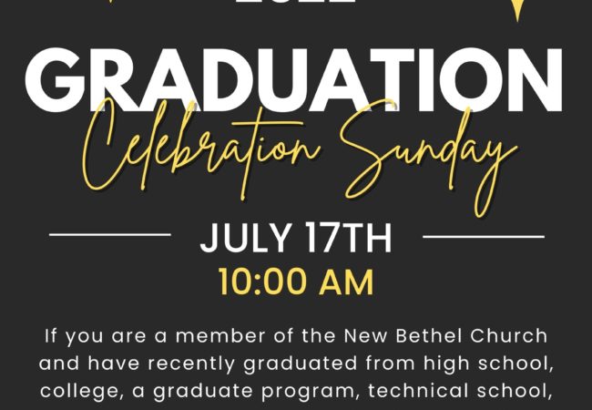 2022 Graduation Celebration Sunday